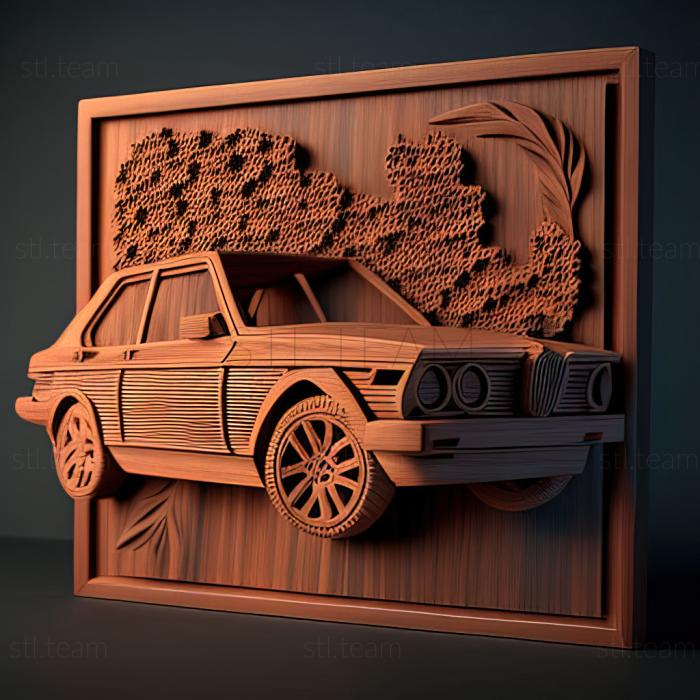 3D model BMW E12 (STL)